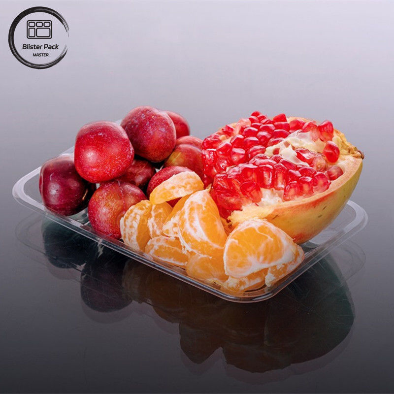 Поднос для упаковки в виде пузырей для супермаркетов для свежих продуктов фрукты овощи и мясо