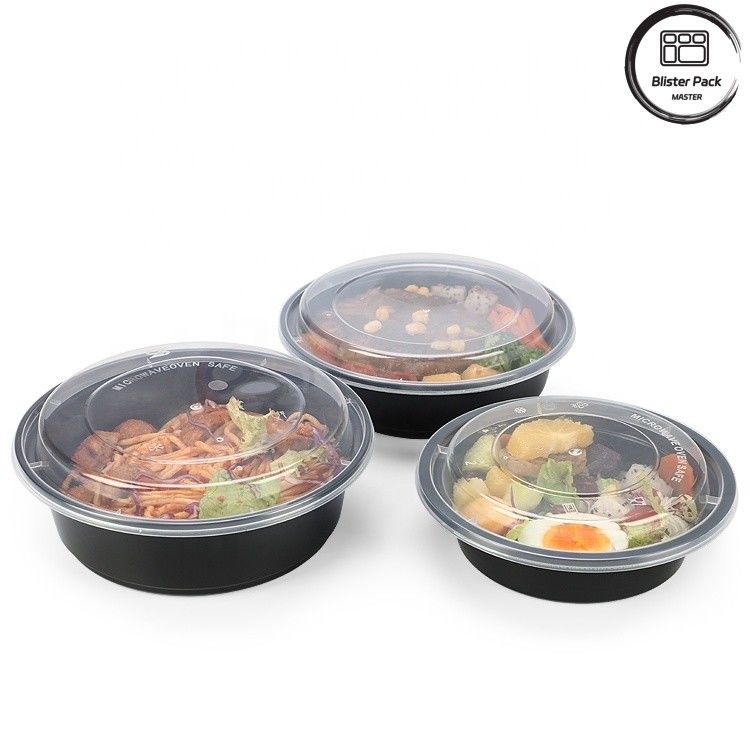 Одноразовые салатные контейнеры без BPA Прозрачные различные размеры 8oz 12oz 16oz 24oz 32oz