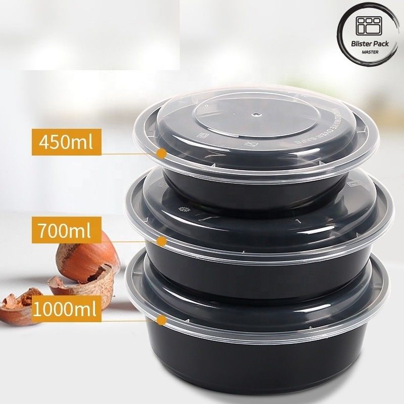 Одноразовые салатные контейнеры без BPA Прозрачные различные размеры 8oz 12oz 16oz 24oz 32oz