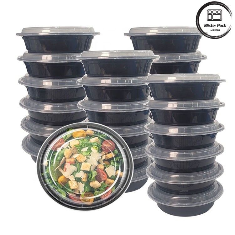 Одноразовые салатные контейнеры без BPA Прозрачные различные размеры 8oz 12oz 16oz 24oz 32oz