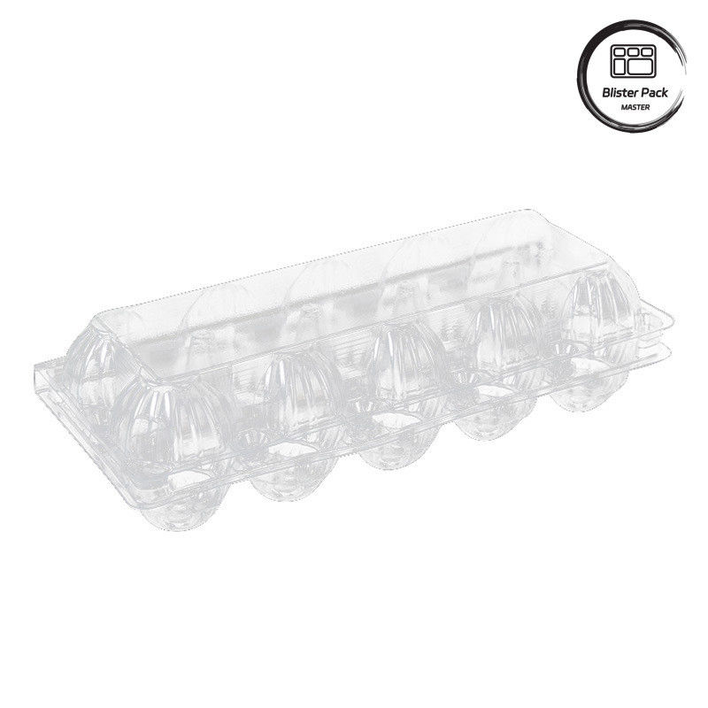 20/24/30 Cell PET Clear Plastic Egg Blister Tray Одноразовая упаковка для перепелиных куриных яиц с крышкой